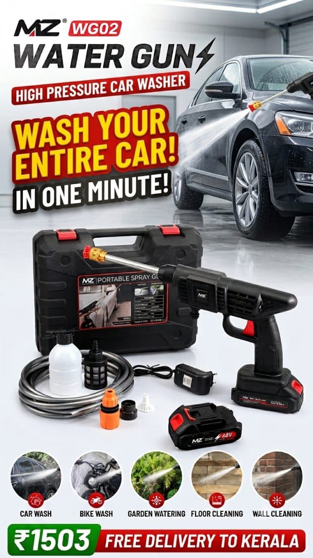 MZ WG02 Cordless High-Pressure Car Washer